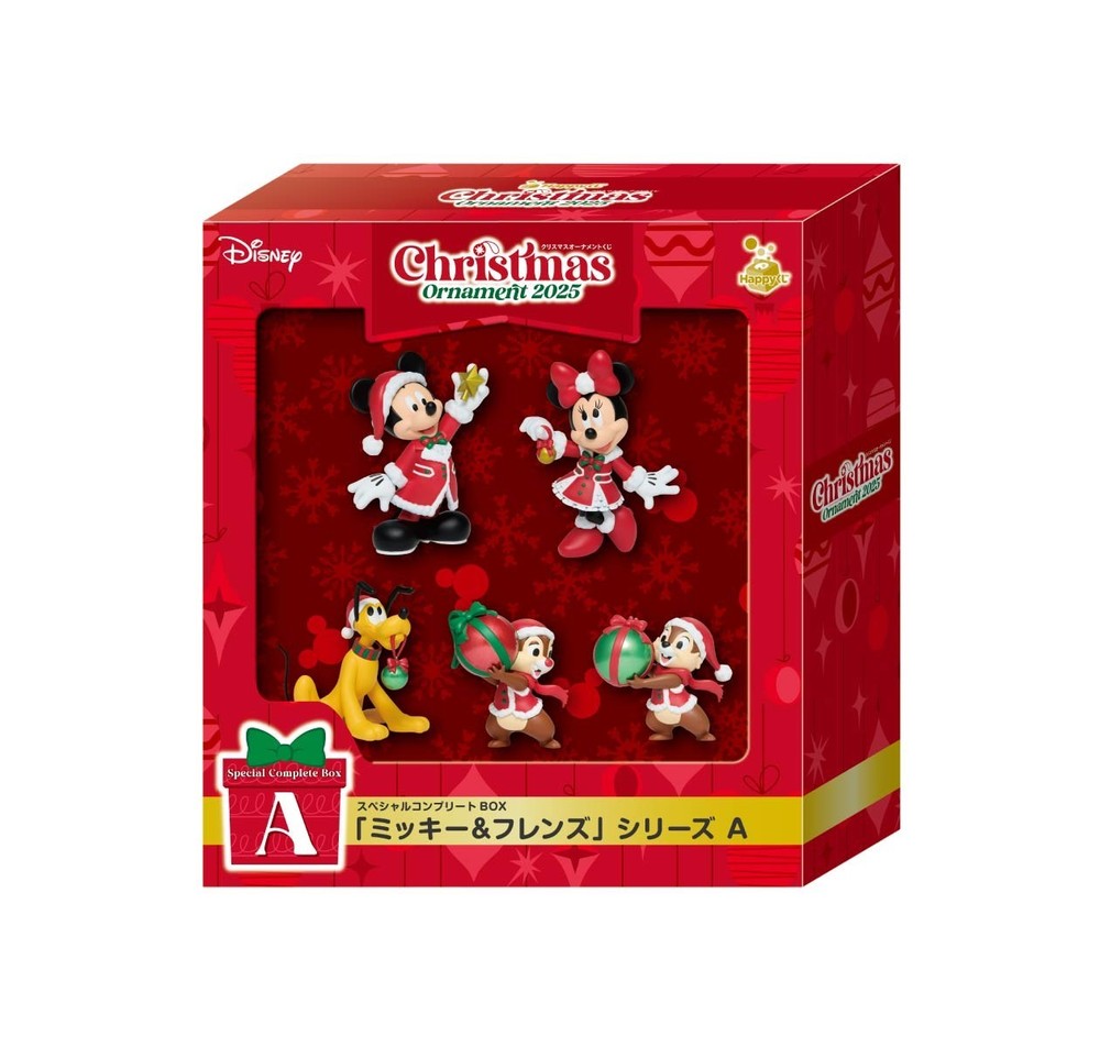 Happy Kuji Disney Christmas Ornament Lottery 2025 Special Complete Box A Prize