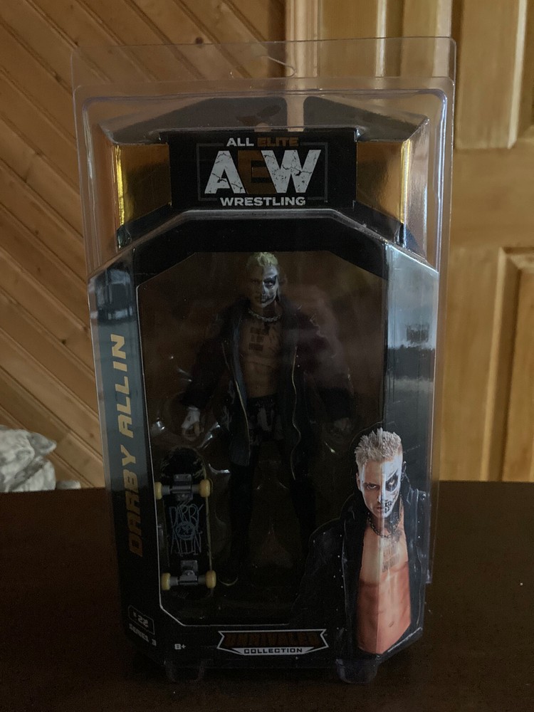 Jazwares - AEW Unrivaled Series 3 - Darby Allin - W/ Protective Case - MIB