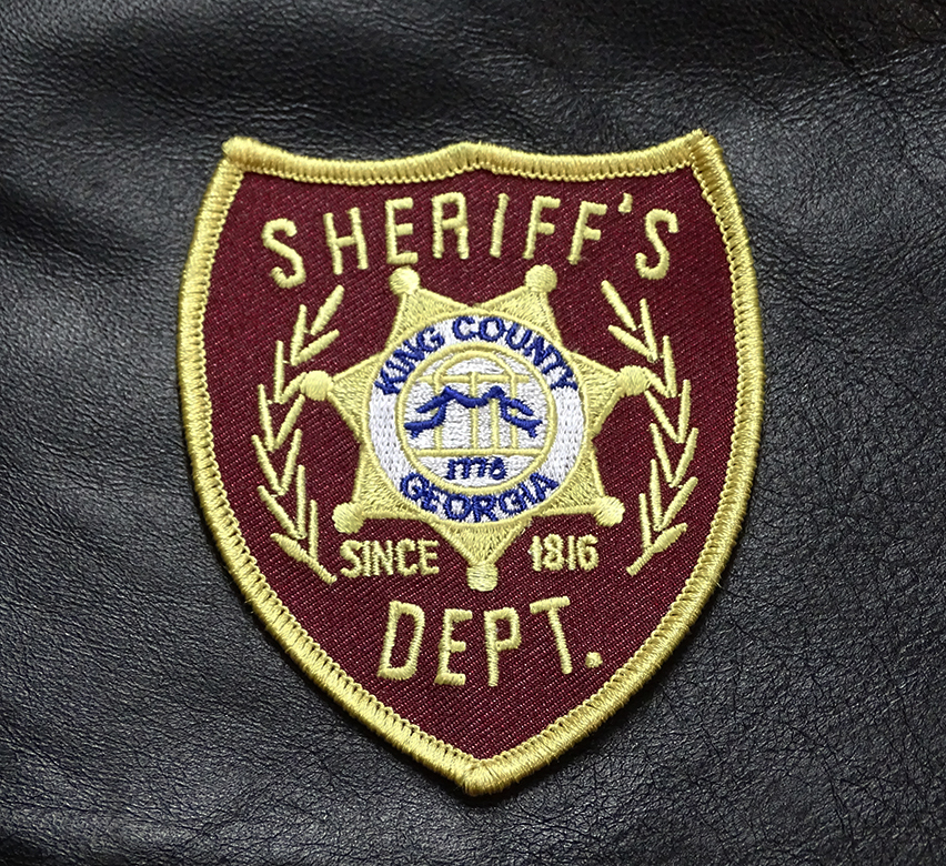 The Walking Dead King County Georgia Sheriff's Department Embroidered Patch