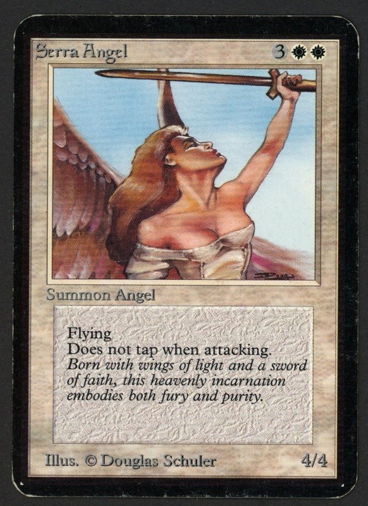 ***Alpha Serra Angel*** MTG Alpha Magic Kid Icarus