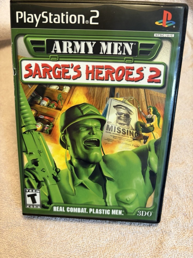Army Men: Sarge's Heroes 2 (Sony PlayStation 2, 2001)