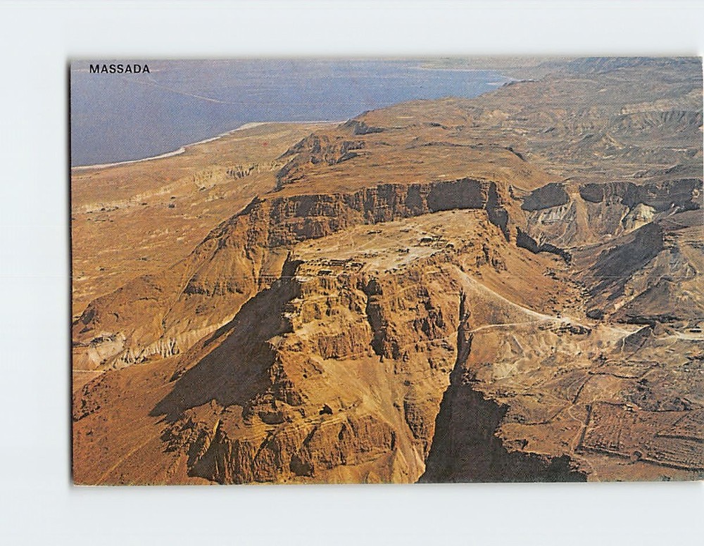 Postcard General View Masada Israel