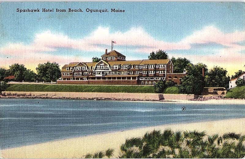 Postcard HOTEL SCENE Ogunquit Maine ME j/11 AI9121