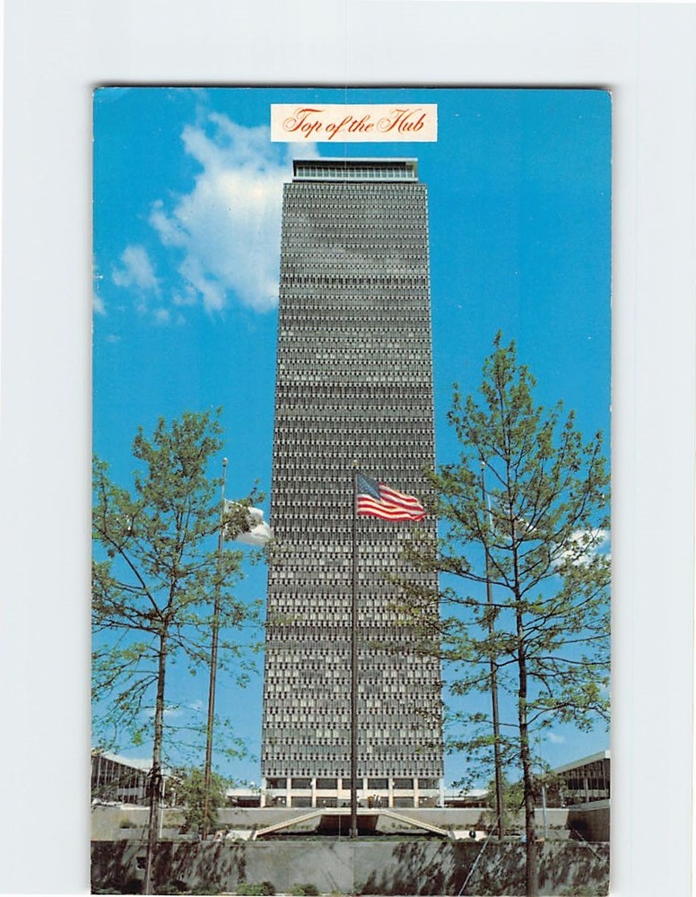 Postcard Top of the Hub Prudential Tower Boston Massachusetts USA