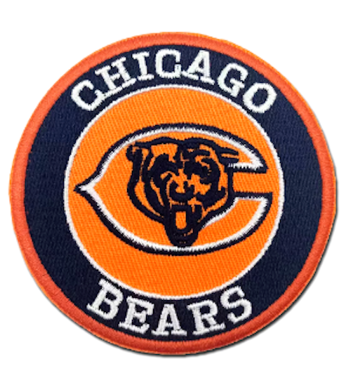 CHICAGO BEARS - NFL - NATIONAL FOOTBALL LEAGUE - Embroidered Iron On Patch