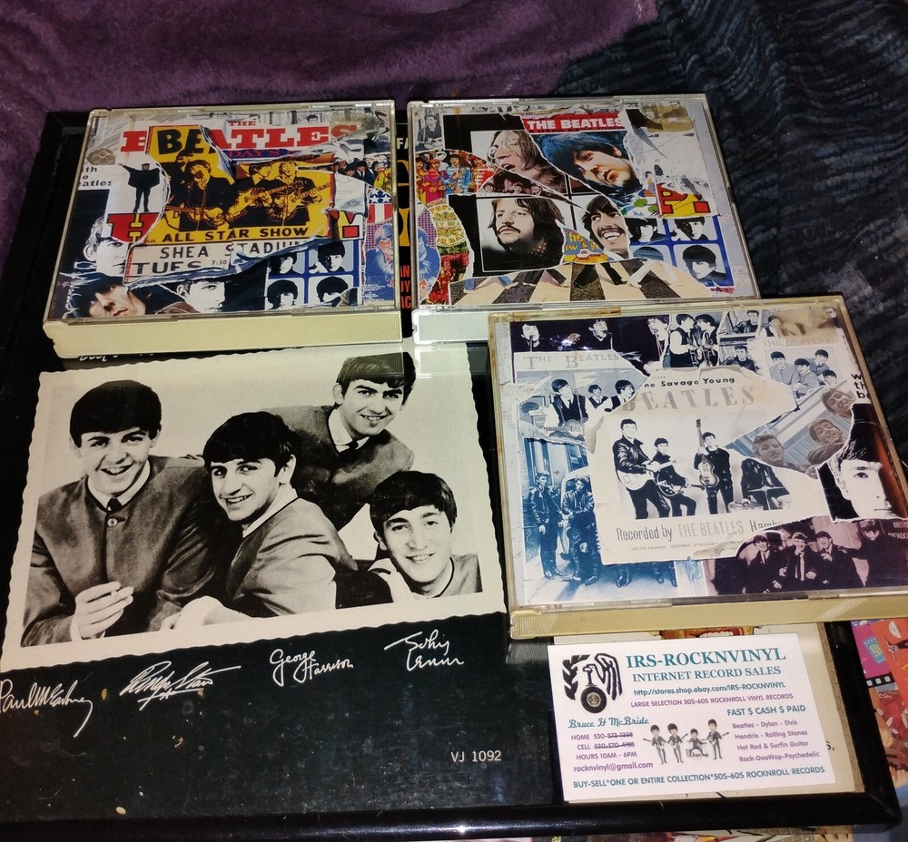 BEATLES ANTHOLOGY CDS    Volumes 1, 2 and 3  with Book  EXCELLENT LIKE NEW COND