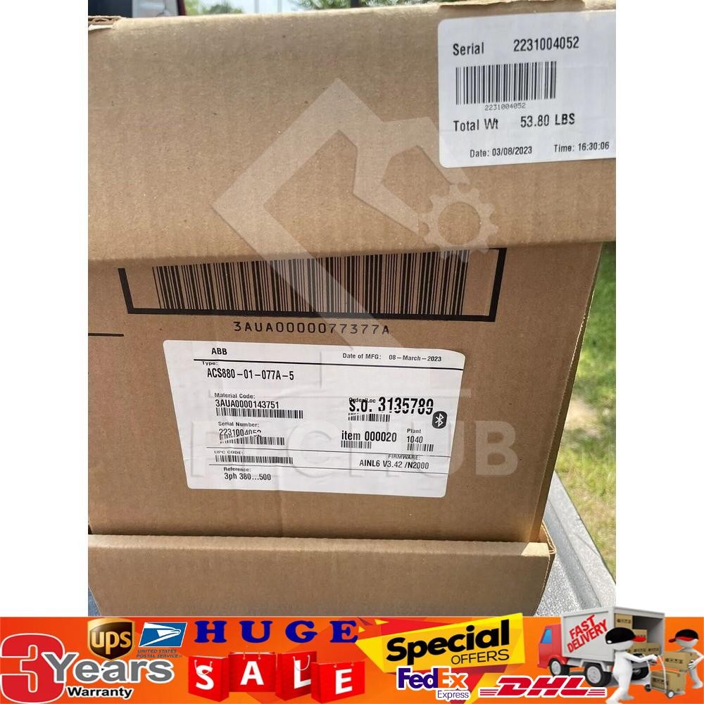 Brand New ABB ACS880-01-077A-5 Frequency Converter In Stock US Free TAX