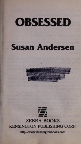 Obsessed by Andersen, Susan, Good Book