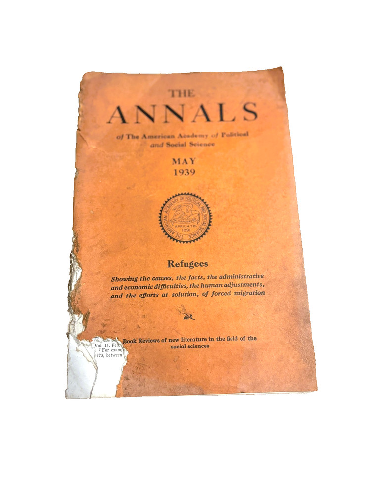 Annals of the American Academy of Political and Social Science-1939 - Volume 203-image