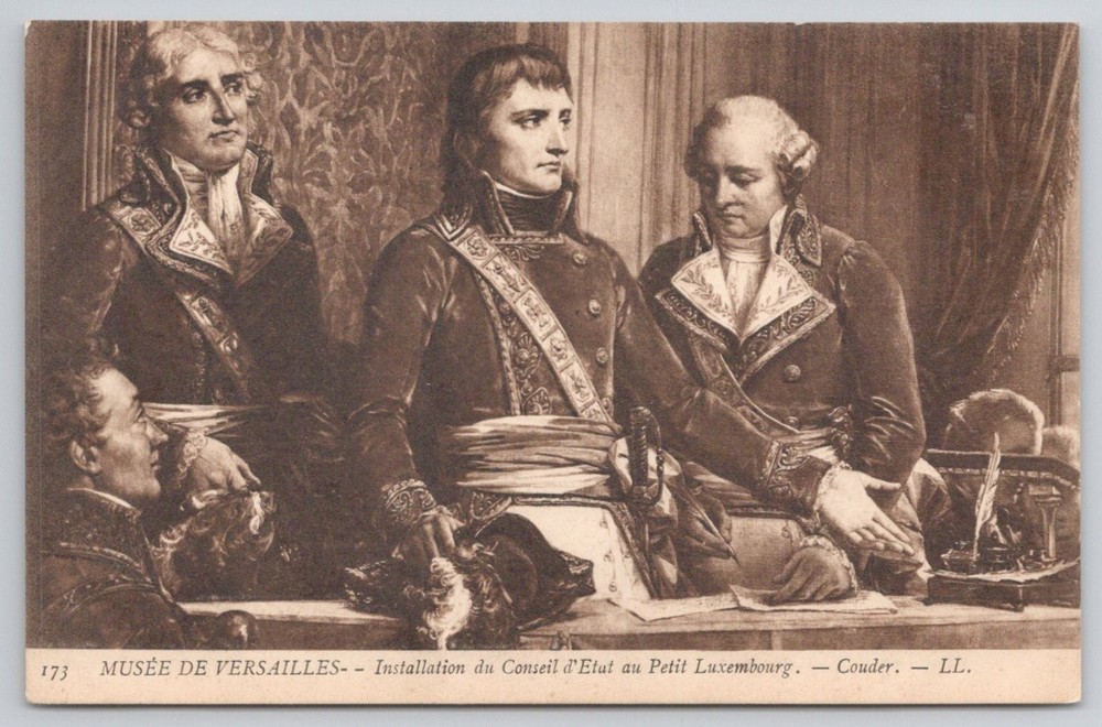 Napoleon Conseil d'Etat Petit Luxembourg Versailles Museum Postcard