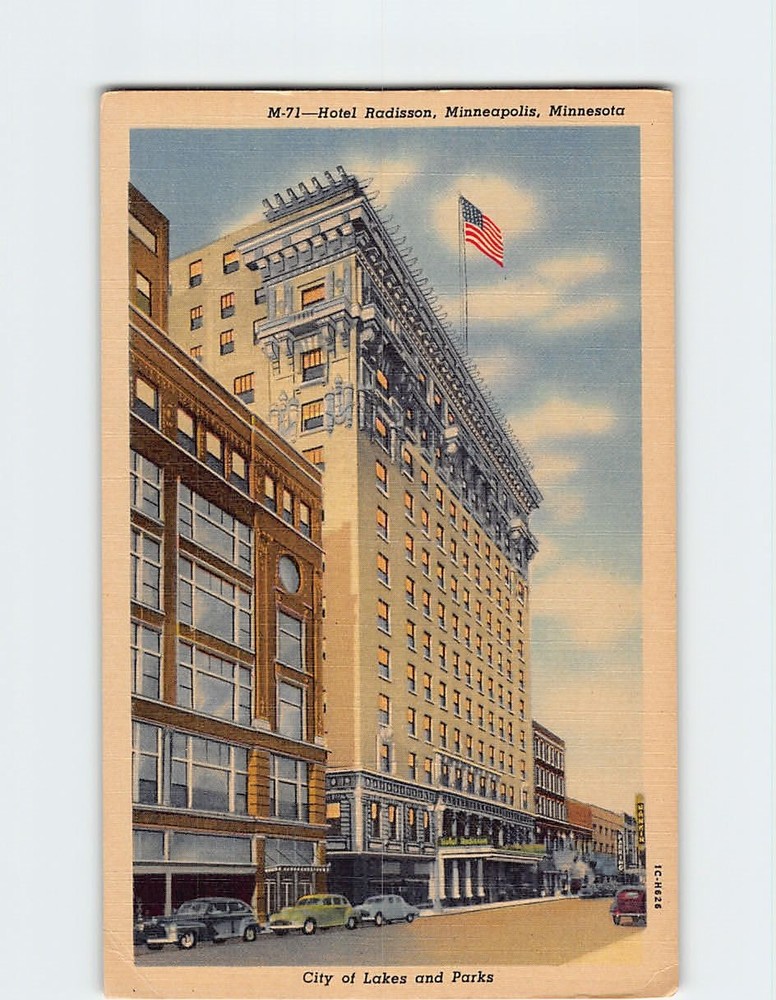 Postcard Hotel Radisson Minneapolis Minnesota USA