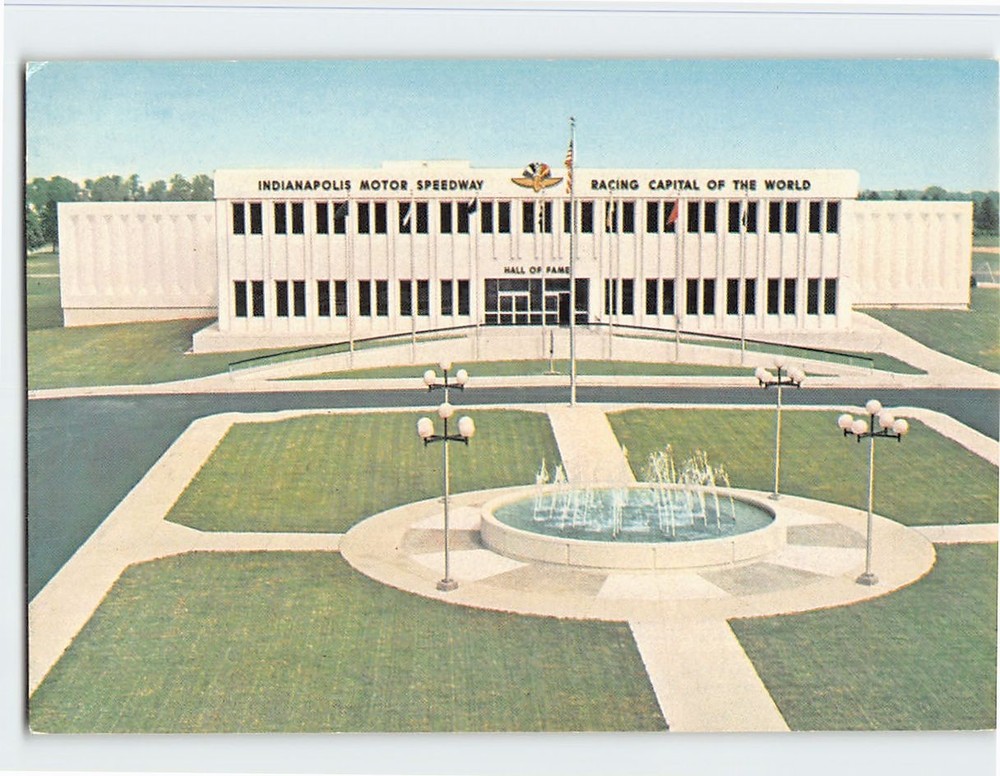 Postcard Hall of Fame Indianapolis Motor Speedway Indianapolis Indiana USA