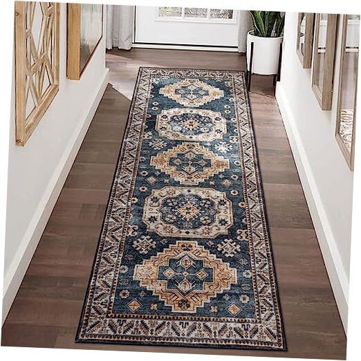 2x6 Washable Hallway Runner Rug for Laundry or Kitchen