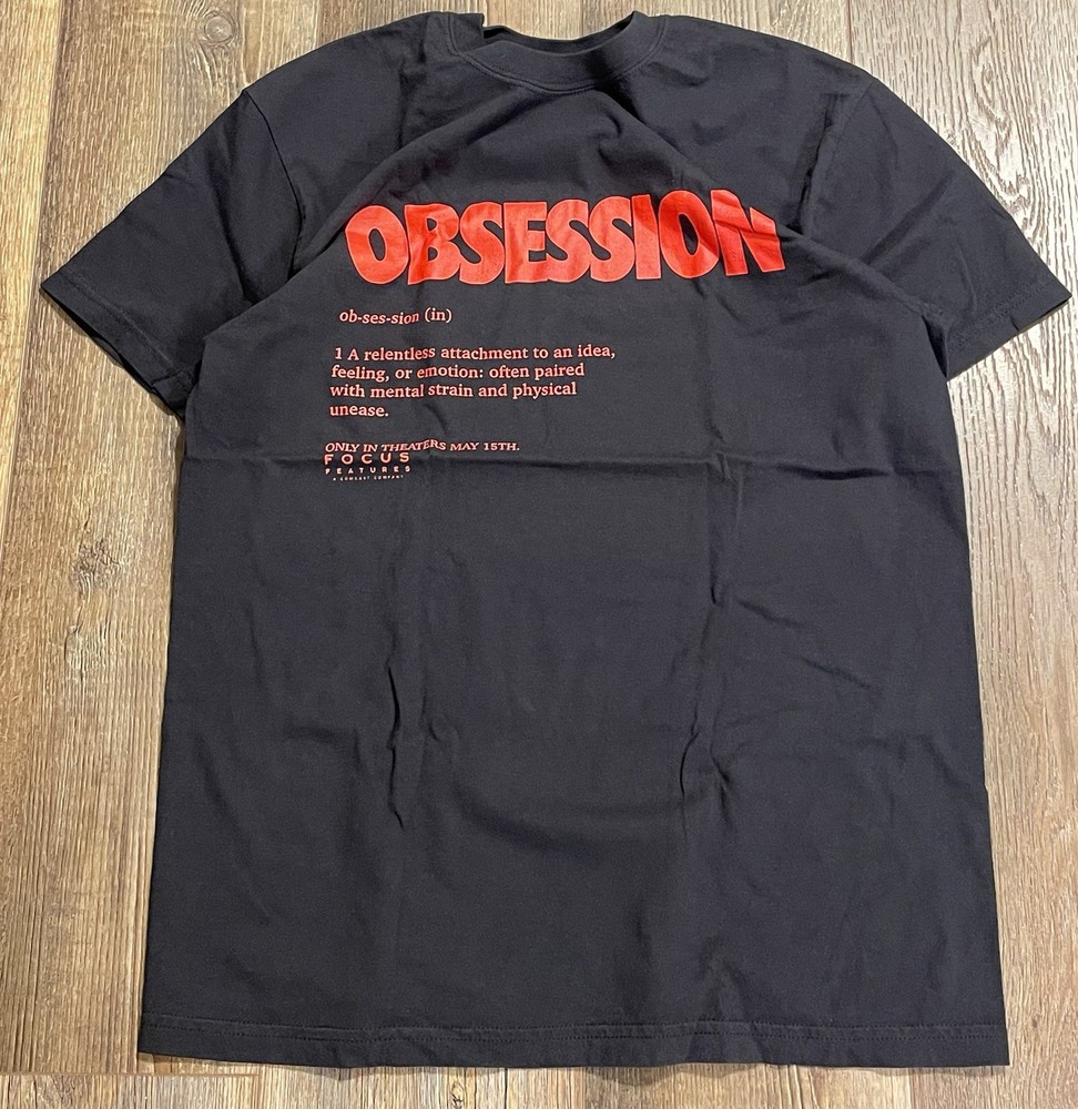 Obsession RARE Horror Movie Promo Definition Graphic Tee Shirt Mens Medium