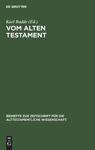 Vom Alten Testament (Hardback)