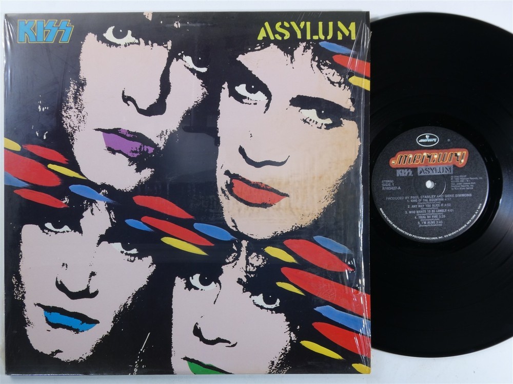 KISS Asylum MERCURY LP VG+ club edition SHRINK f