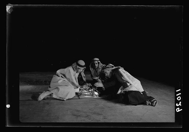 Photo:YMCA Christmas Story Tableaux 1930s Three Men Nativity Scene