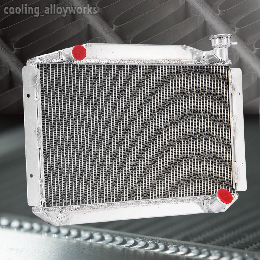 Fit 1955-1960 56 57 Chevy Corvette 3.8L 4.3L 4.6L V8 MT Aluminum Radiator 3 Rows