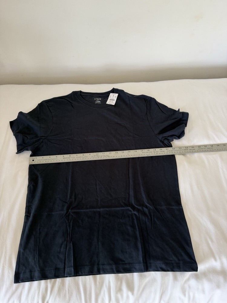 J Crew Men’s Large Cotton T Shirt Navy Blue