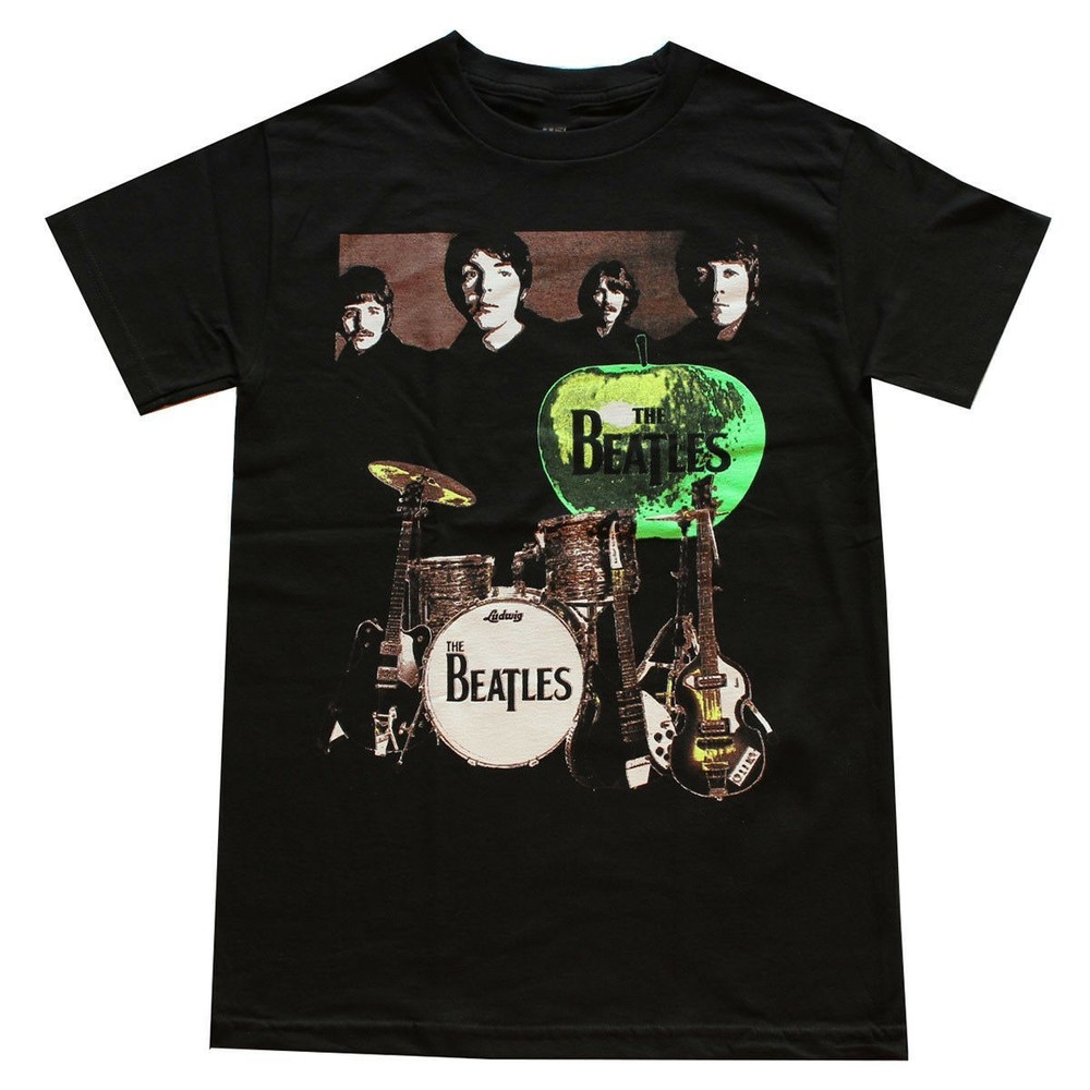 The Beatles T-shirt Black Men S-234XL