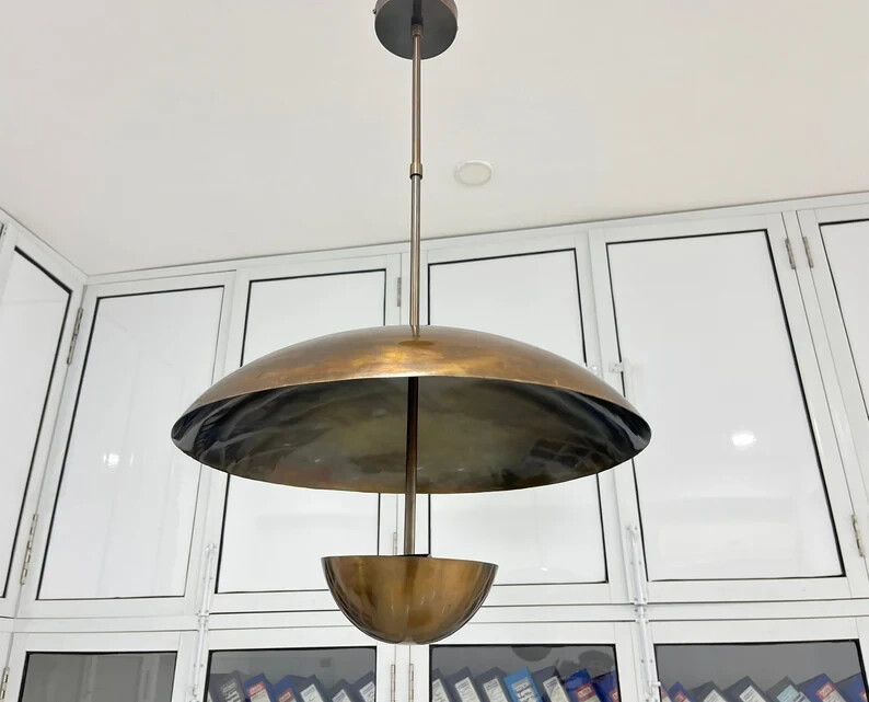 Vintage 3 Light Dome Ceiling Fixture Ideal Christmas Gift for Home Decor