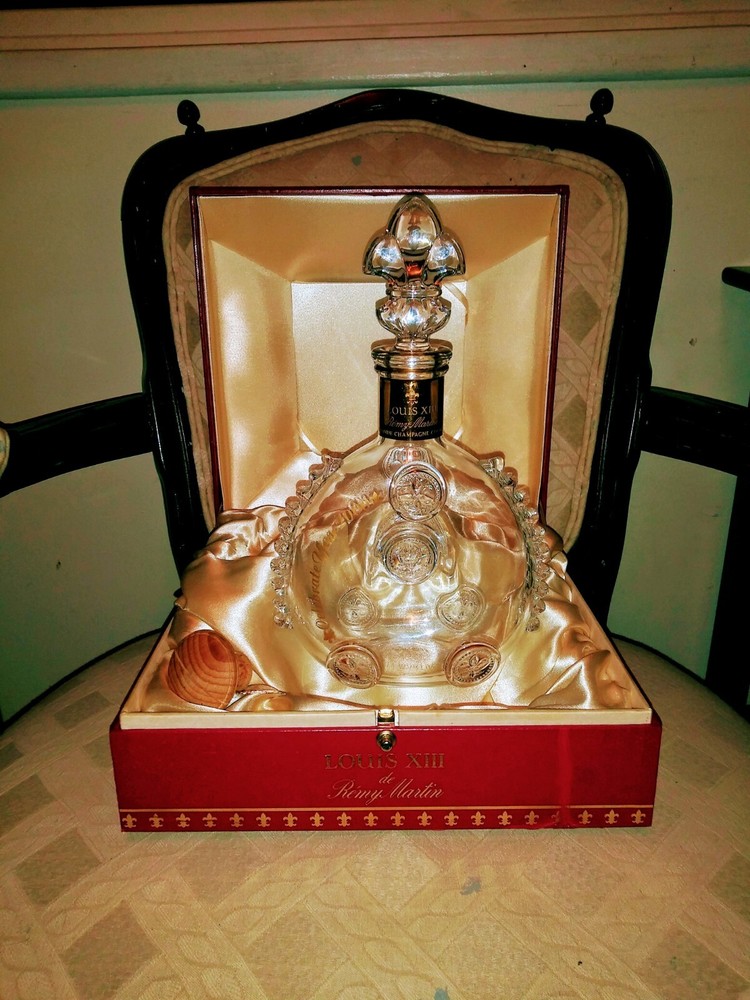 Rare Louis XIII Remy Martin Crystal Decanter Empty Bottle with Box Limited Edition  