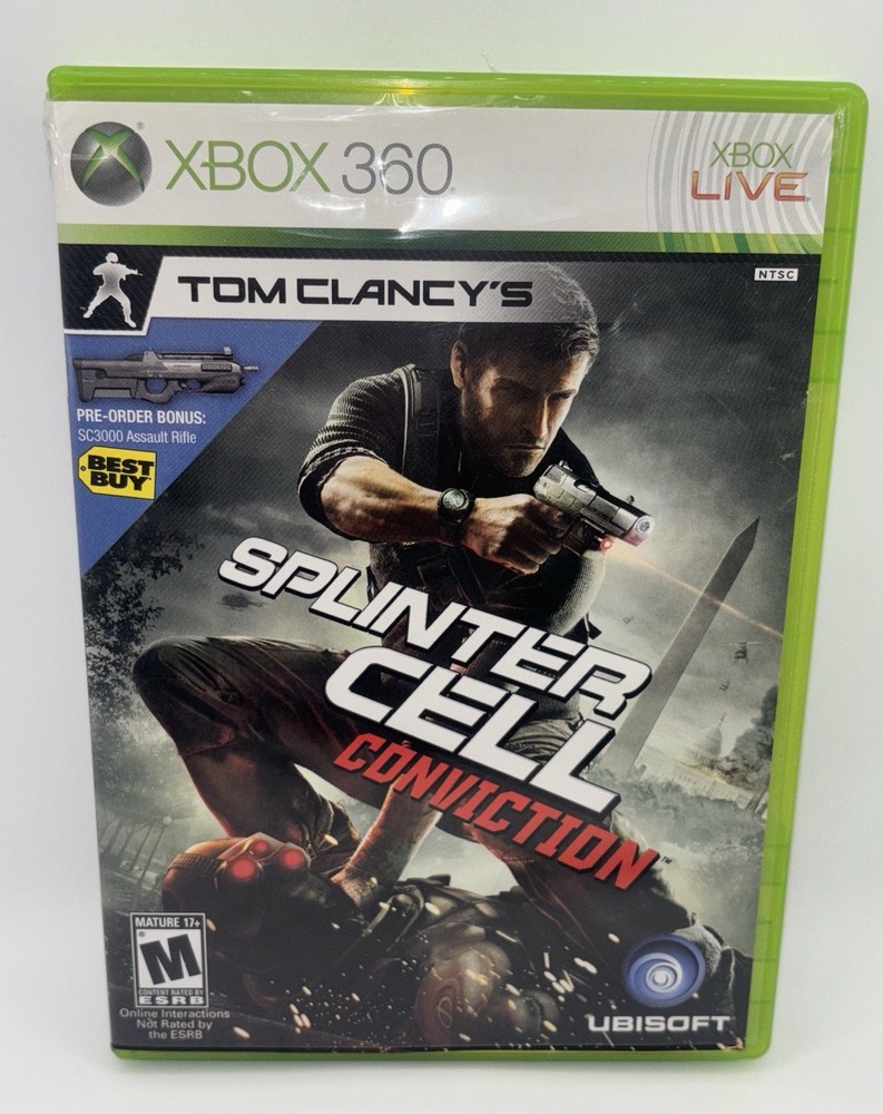 Tom Clancy's Splinter Cell: Conviction (Microsoft Xbox 360, 2010)