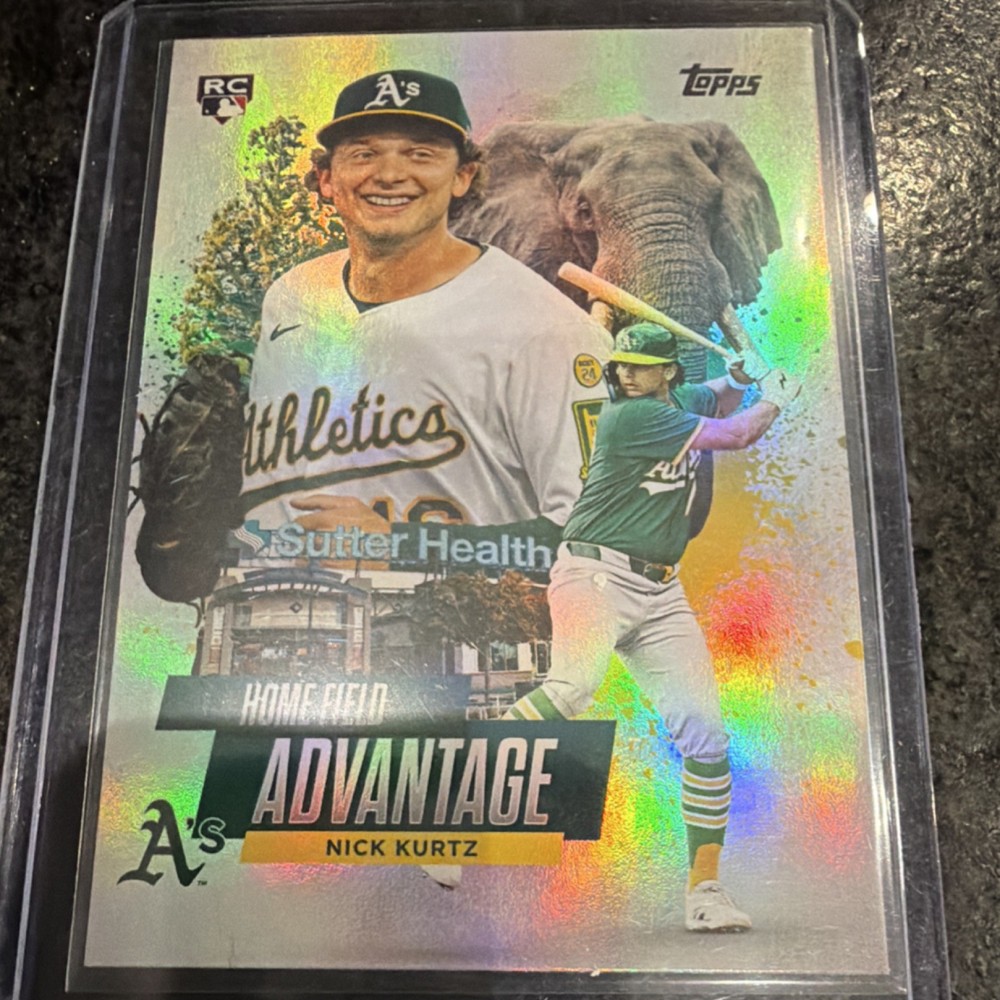 2025 Topps Home Field Advantage Nick Kurtz Athletics Rookie Insert #HA-49