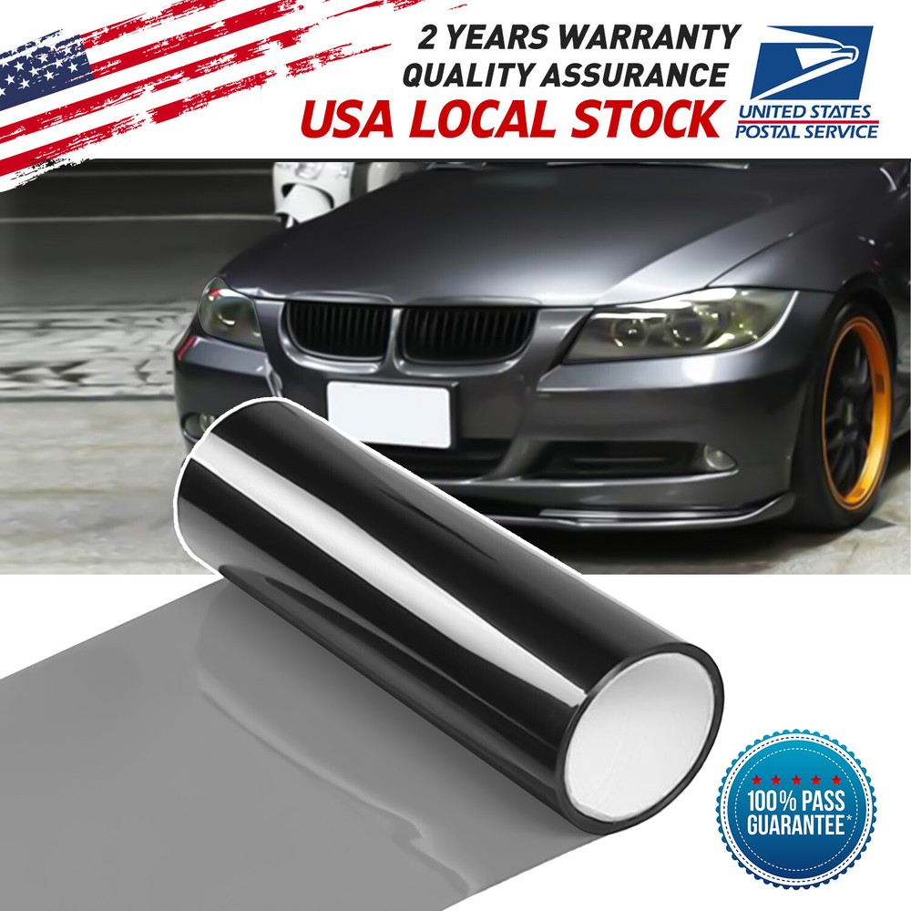 Gloss Light Smoke Vinyl Film for Taillights Headlights and Fog Lights