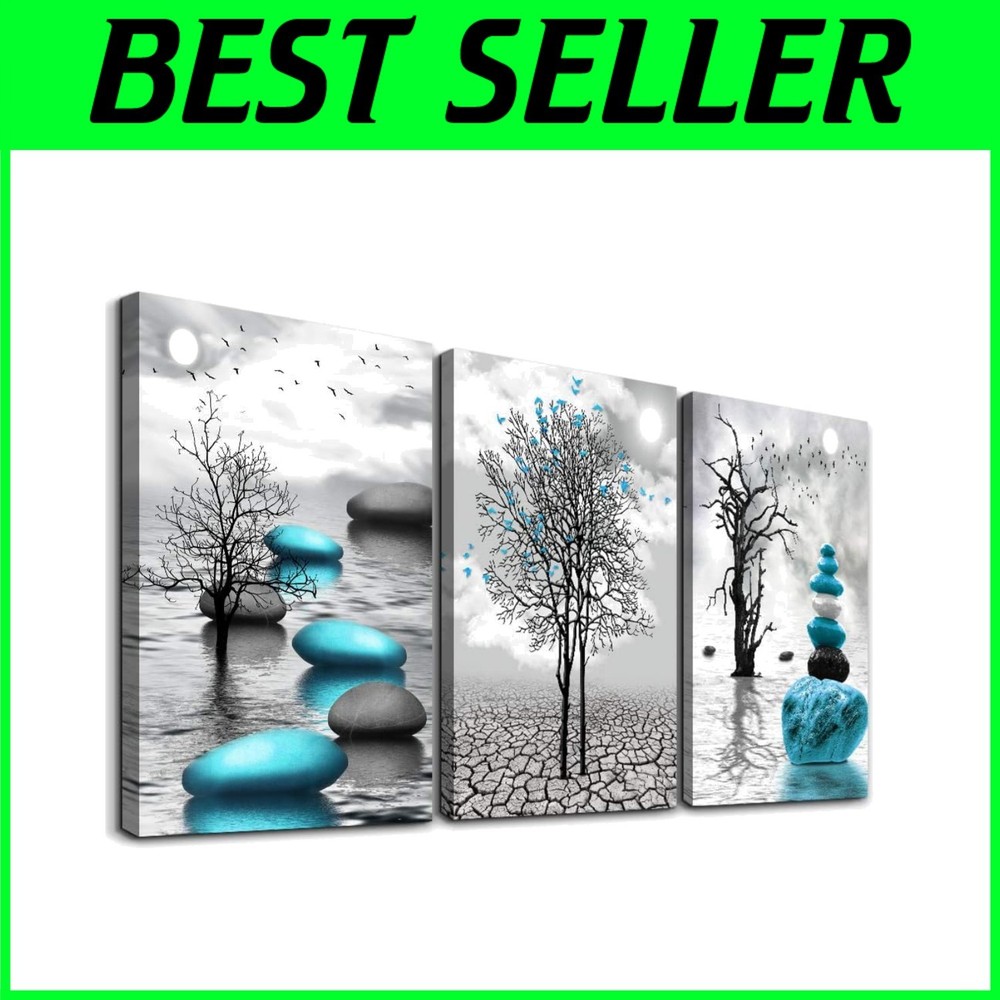Premium Quality 3-Piece Framed Canvas Art - Perfect for Living Room & Bedroom