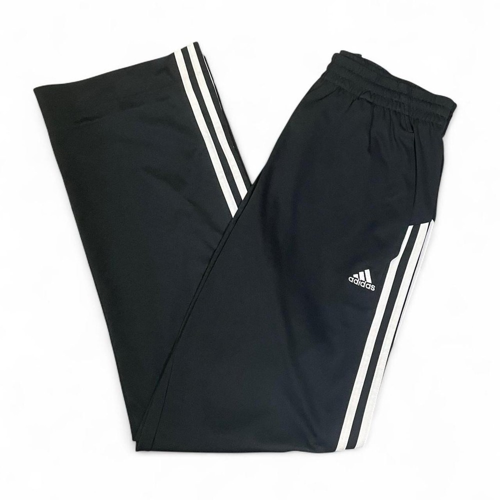 Adidas Men’s Black Jogger Sweatpants Athletic Streetwear Size XL