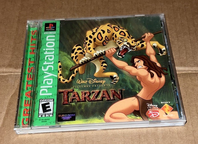 Disney's Tarzan Sony PlayStation 1 PS1 With Manual Tested Working