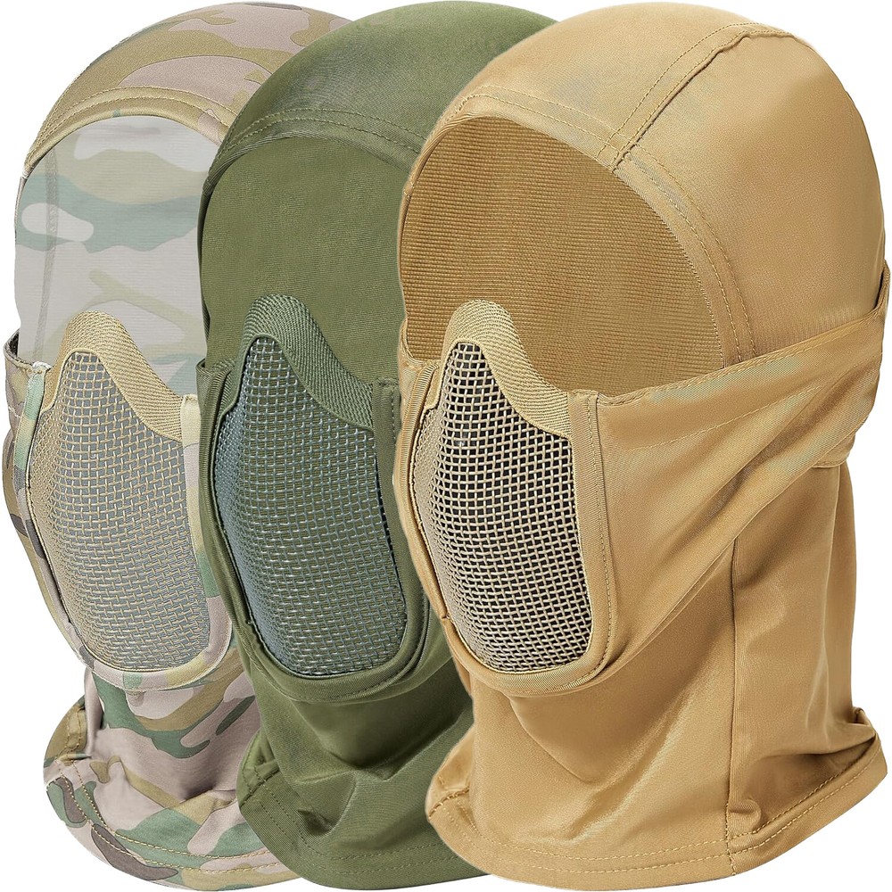 Ninja Tactical Balaclava Mask with Full Face 800FPS Impact Protection