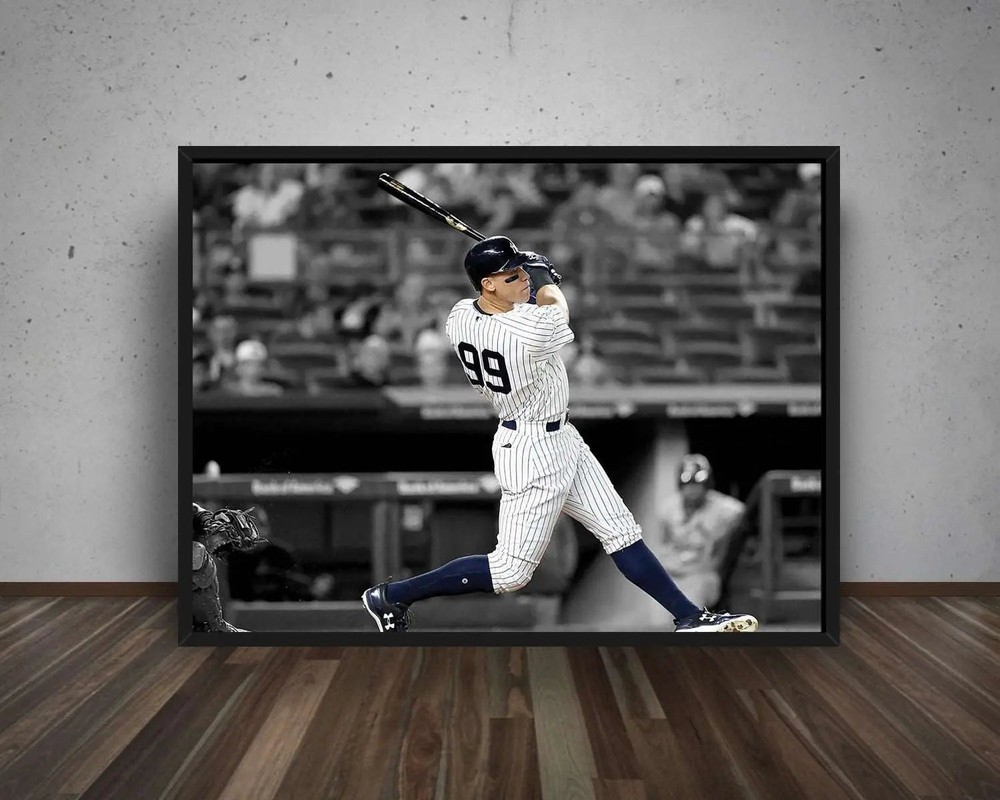 Aaron Judge Black & White Art Poster