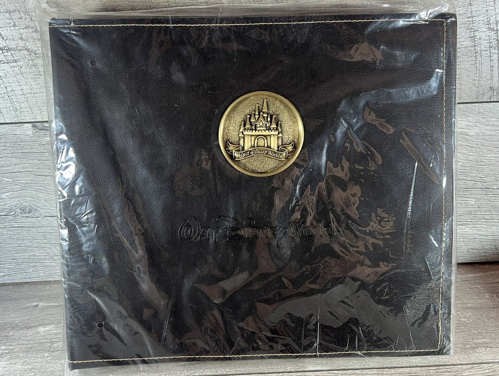 Disney Parks Walt Disney World Castle Medallion Photo Album Scrapbook