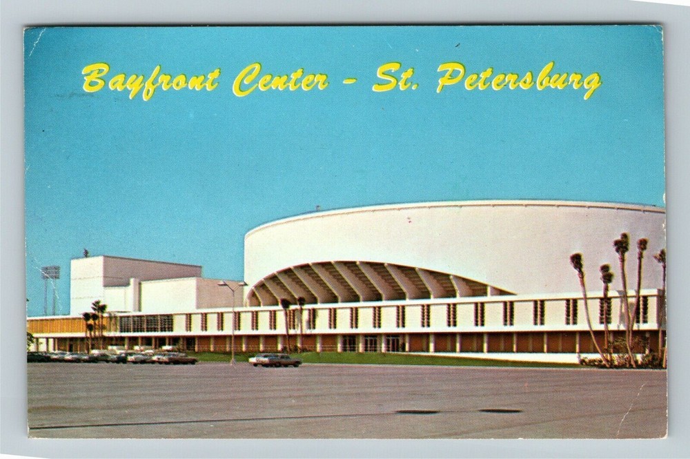 St Petersburg FL-Florida, Bayfront Center, Arena Auditorium, Vintage Postcard