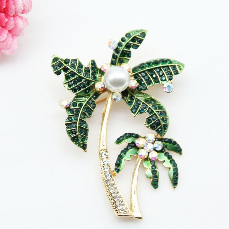 Crystal Alloy Brooch Pin Clothing Lapel Accessory Women Men