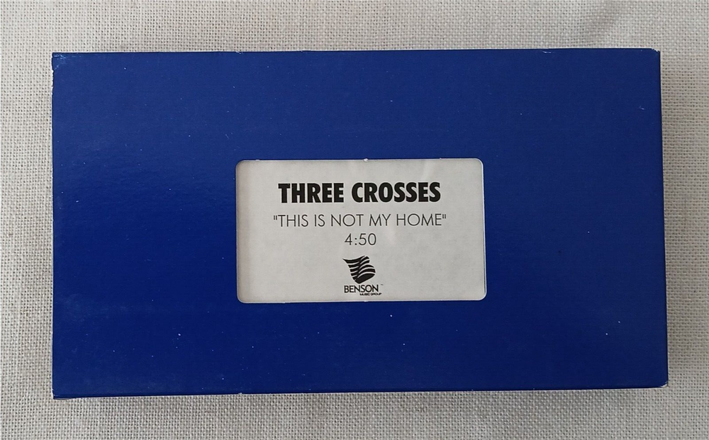 Three Crosses promo VHS This Is Not My Home (90s Christian Rock/CCM) (Benson)