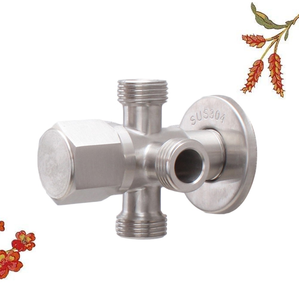 304 Stainless Steel Angle Valve for Toilet Tank Fill Cistern