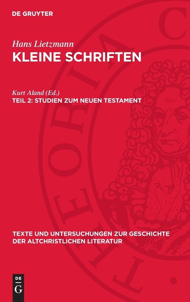 Hans Lietzmann Studien Zum Neuen Testament (Hardback)Another great item from Rarewaves USA | Free delivery!