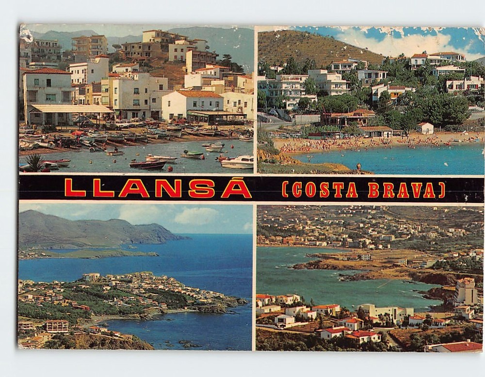 Postcard Scenes & Views Llansa Costa Brava Spain