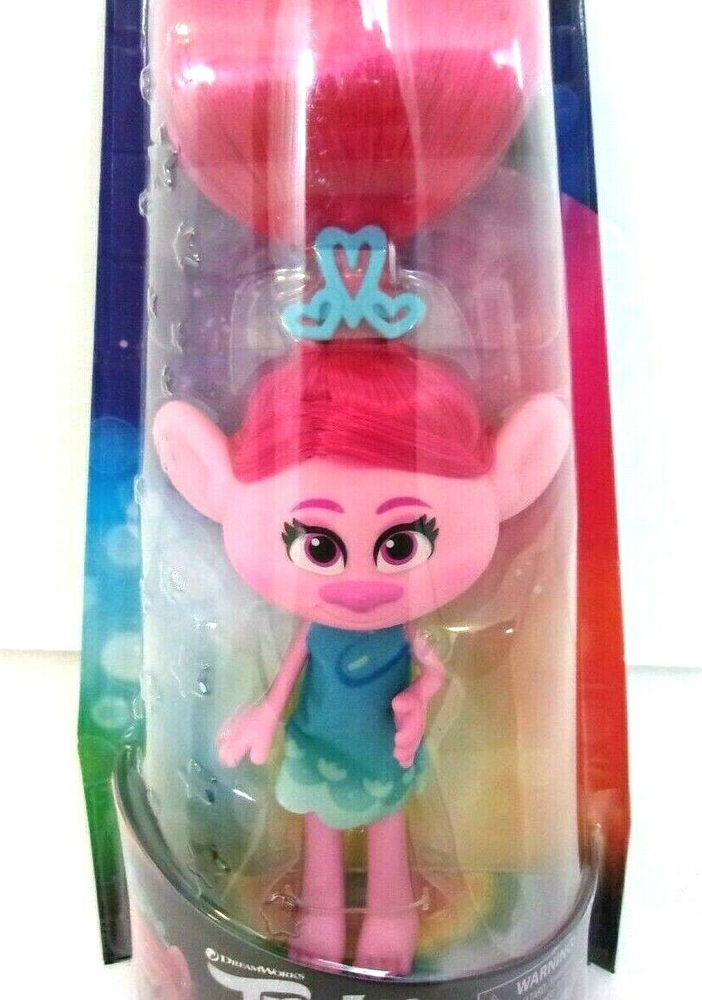 Hasbro Doll Trolls World Tour Girls Toy Pink Stylin Poppy Fashion Trolls NEW