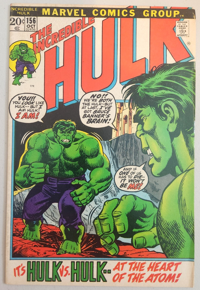 Marvel Comics The Incredible Hulk #156 (1972),1st app. Krylar / Goodwin, Trimpe