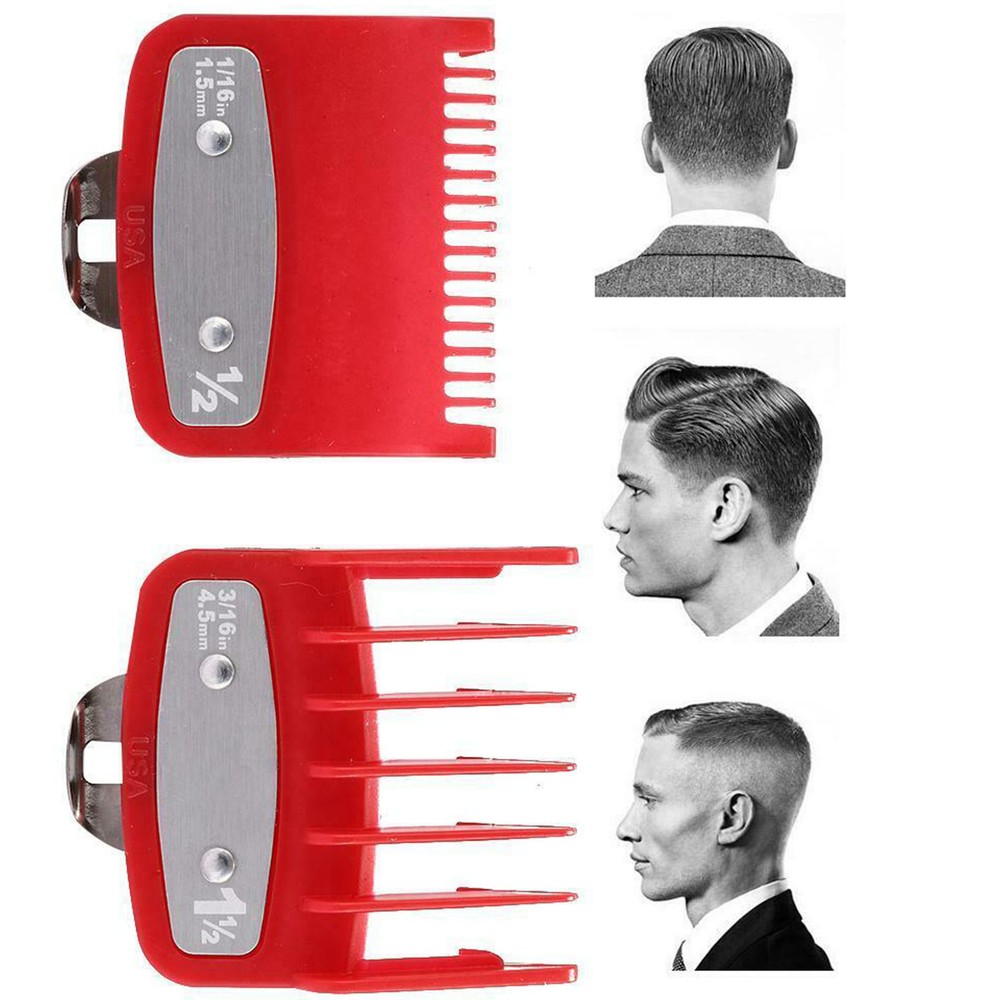 For Wahl Hair Clipper Guide Comb Set Standard Guards Attach Trimmer Style Parts