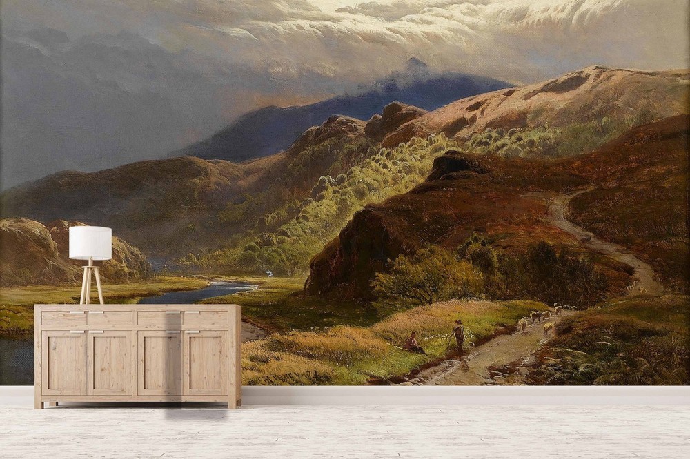 3D Landscape Oil Painting  Wall Murals Wallpaper Murals Wall Sticker 23