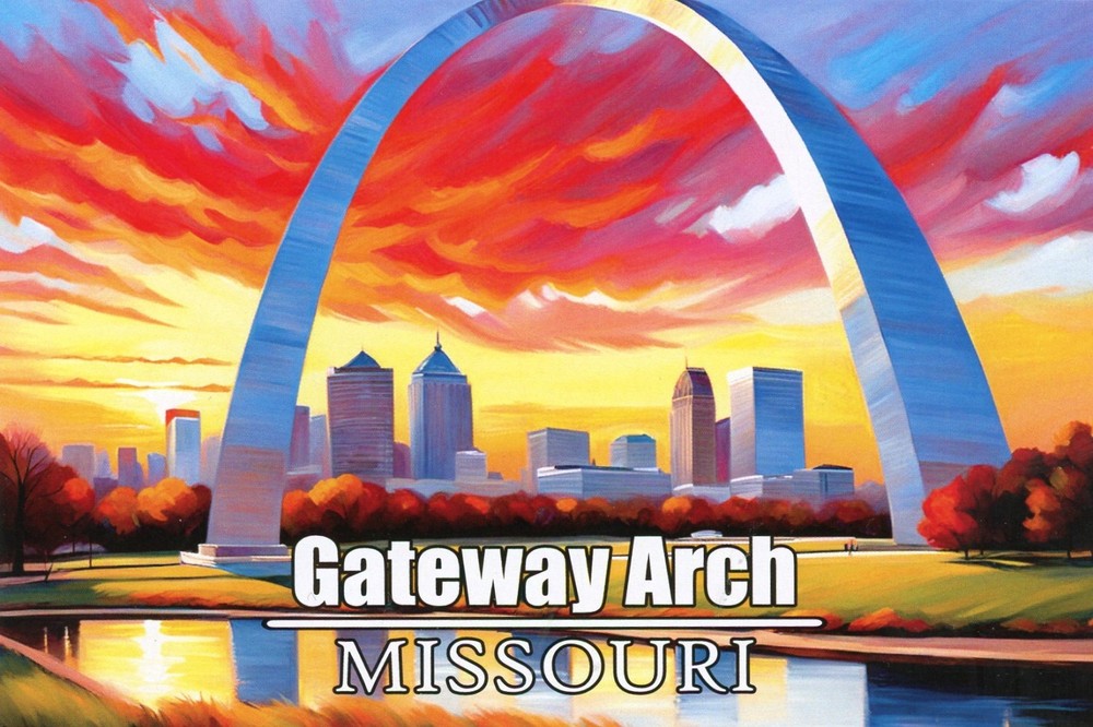 Gateway Arch National Park, St. Louis, Missouri --New POSTCARD