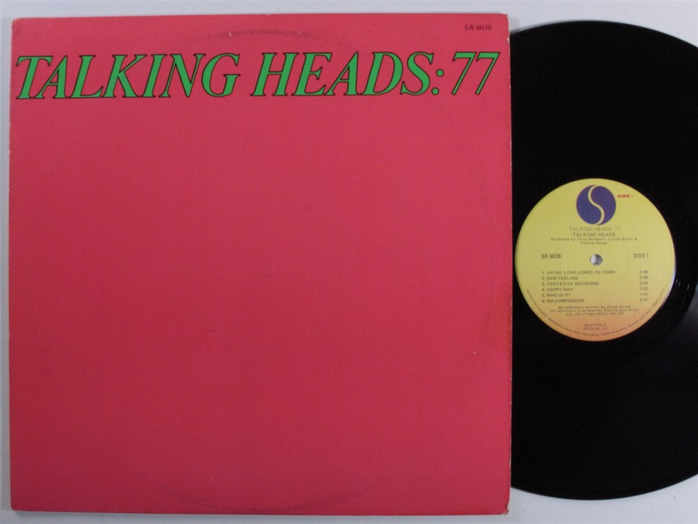 TALKING HEADS 77 SIRE LP VG+ d