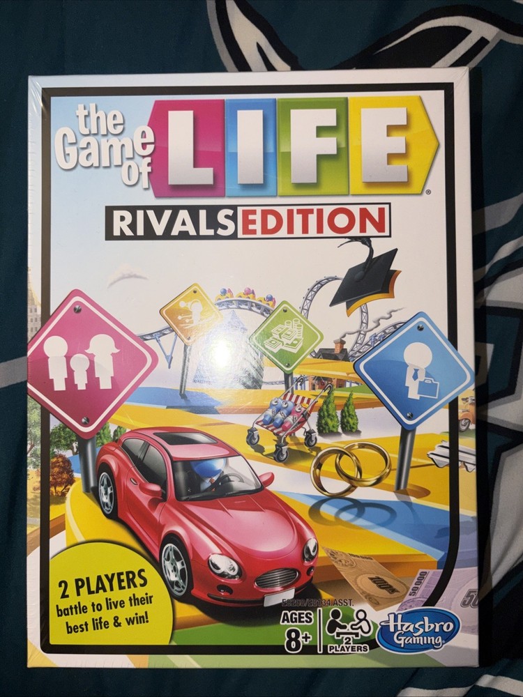 *New Unopened* The Game Of Life Rivals Edition Board Game By Hasbro