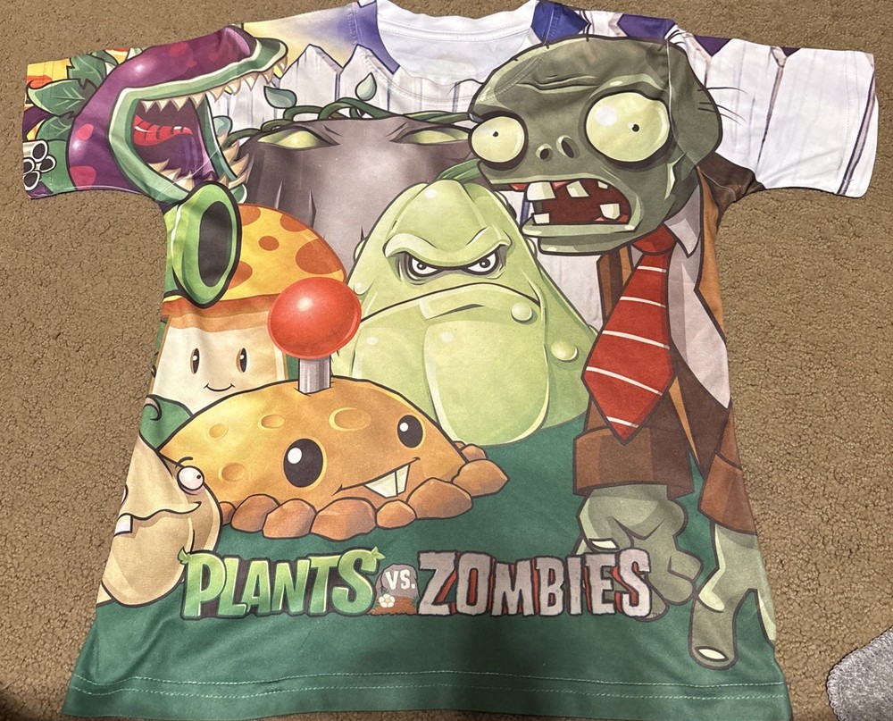 Plants Vs Zombies Tshirt Youth Medium