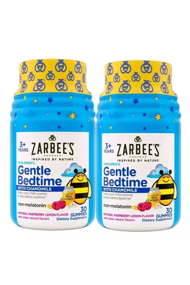 Zarbee's Gentle Bedtime Gummies for Kids Melatonin Free 30ct -2 Pack